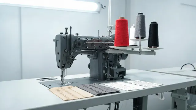 Industrial sewing article illustration